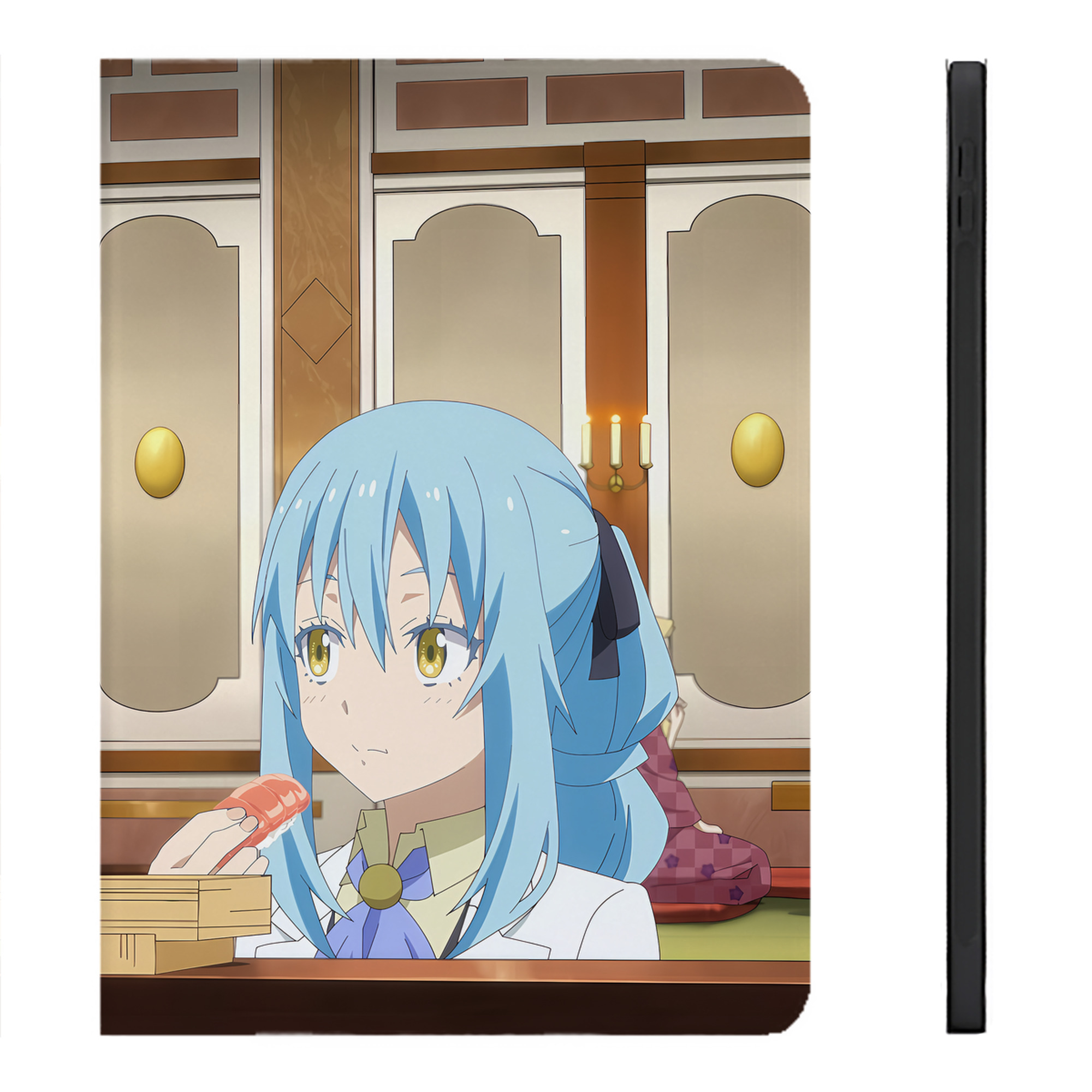 （画像用） 転スラ Regarding Reincarnated to Slime IPadケース ペンホルダー付き ブックスタイルデザイン